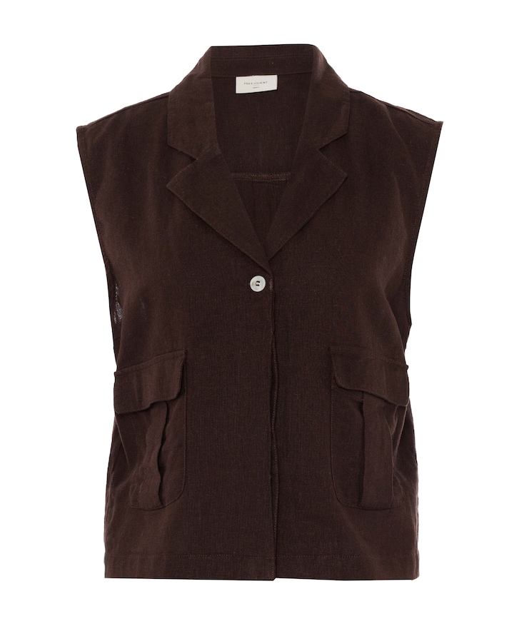 bruin-gilet-dames-286wmg-1.jpg bruin gilet dames - Afbeelding 1