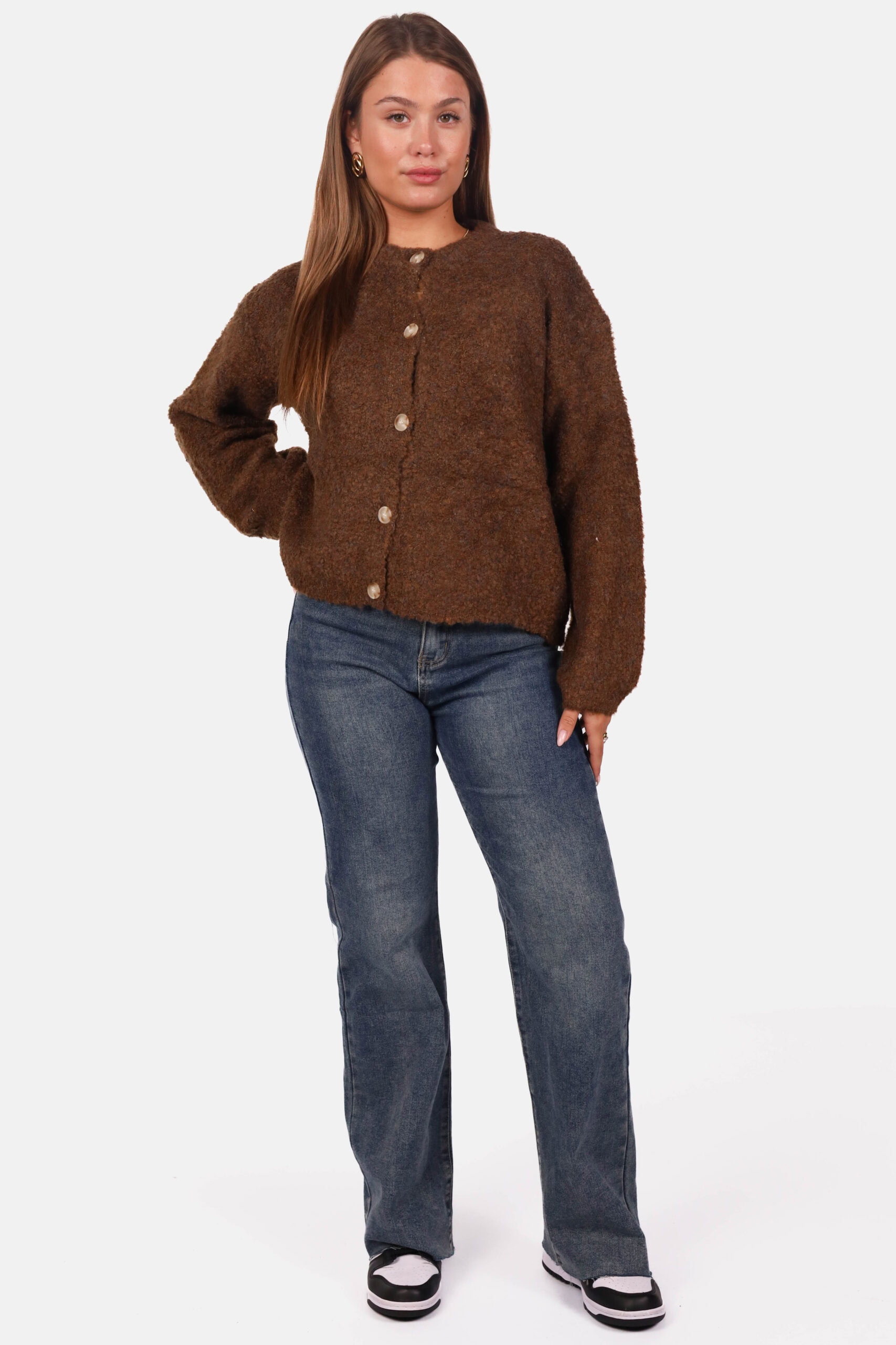 bruine-vest-059vts-1.jpg bruine vest - Afbeelding 1