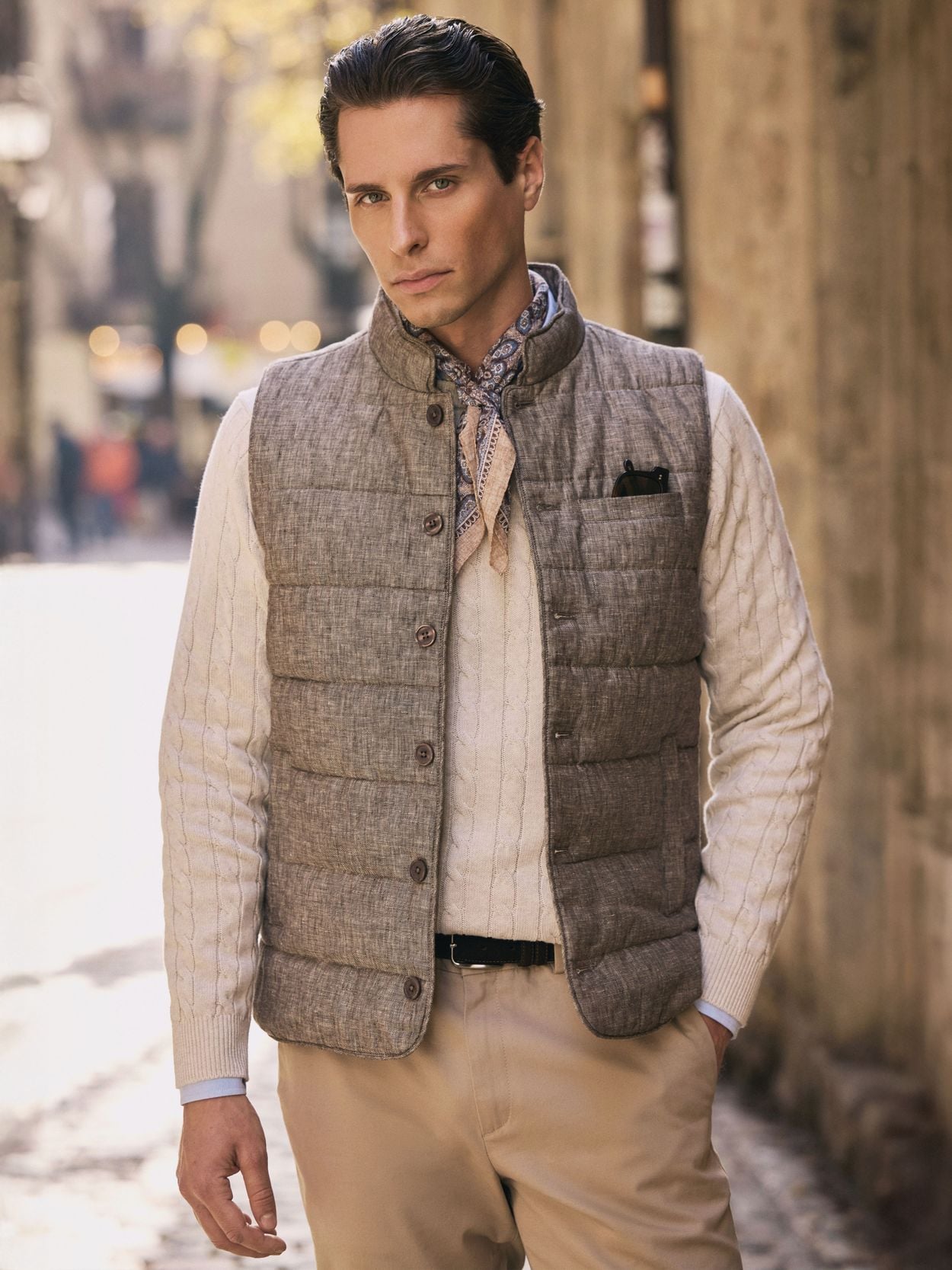 bruine-vest-166bjt-1.jpg bruine vest - Afbeelding 1
