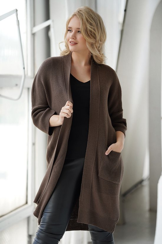 bruine-vest-293nrp-1.jpg bruine vest - Afbeelding 1