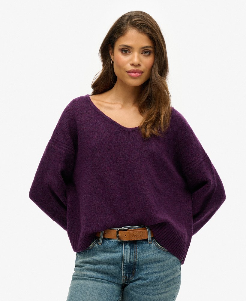 dames-trui-met-v-hals-344tda-1.jpg dames trui met v hals - Afbeelding 1