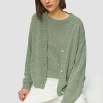 dames vest groen
