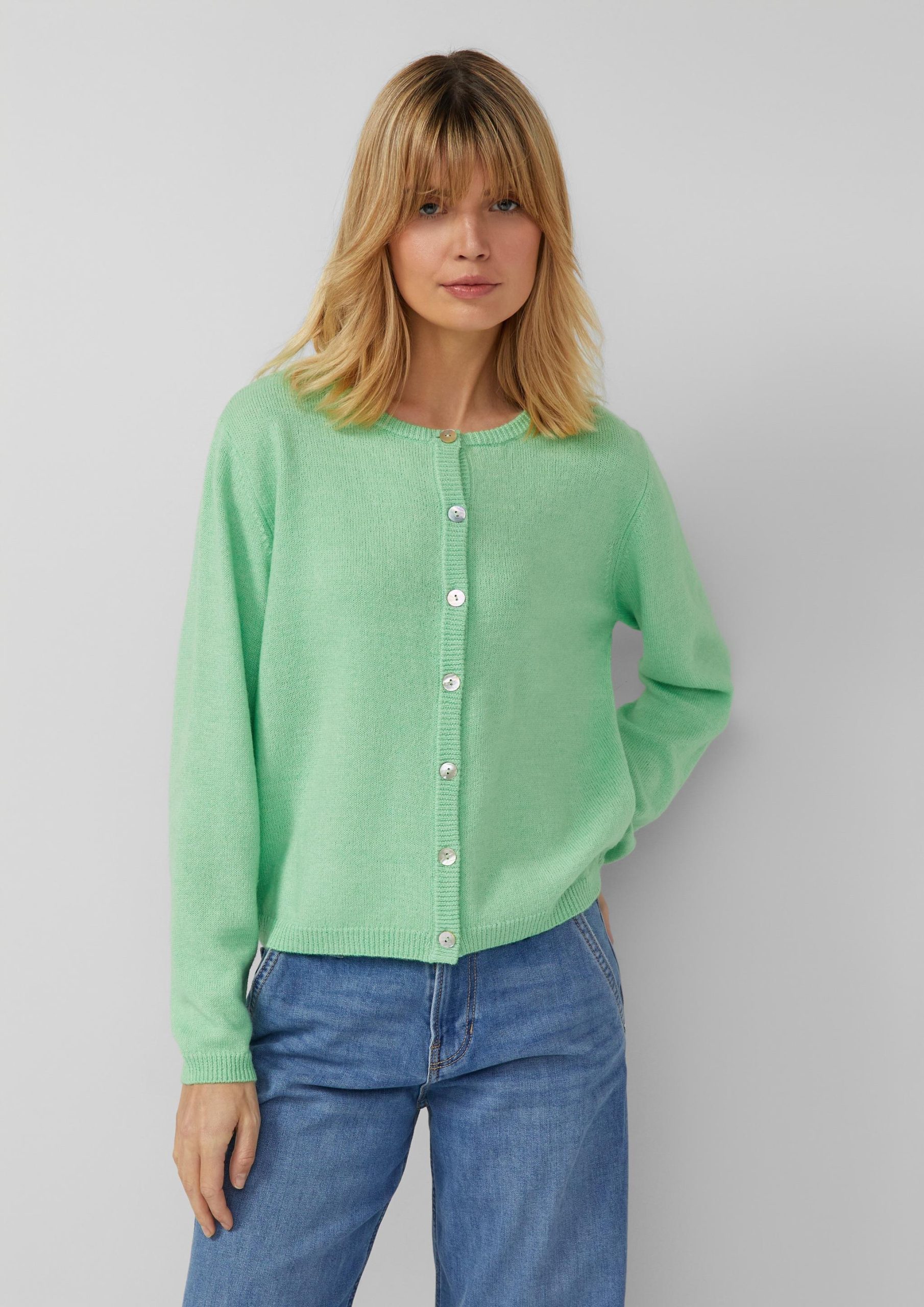 dames-vest-groen-753fhm-1.jpg dames vest groen - Afbeelding 1