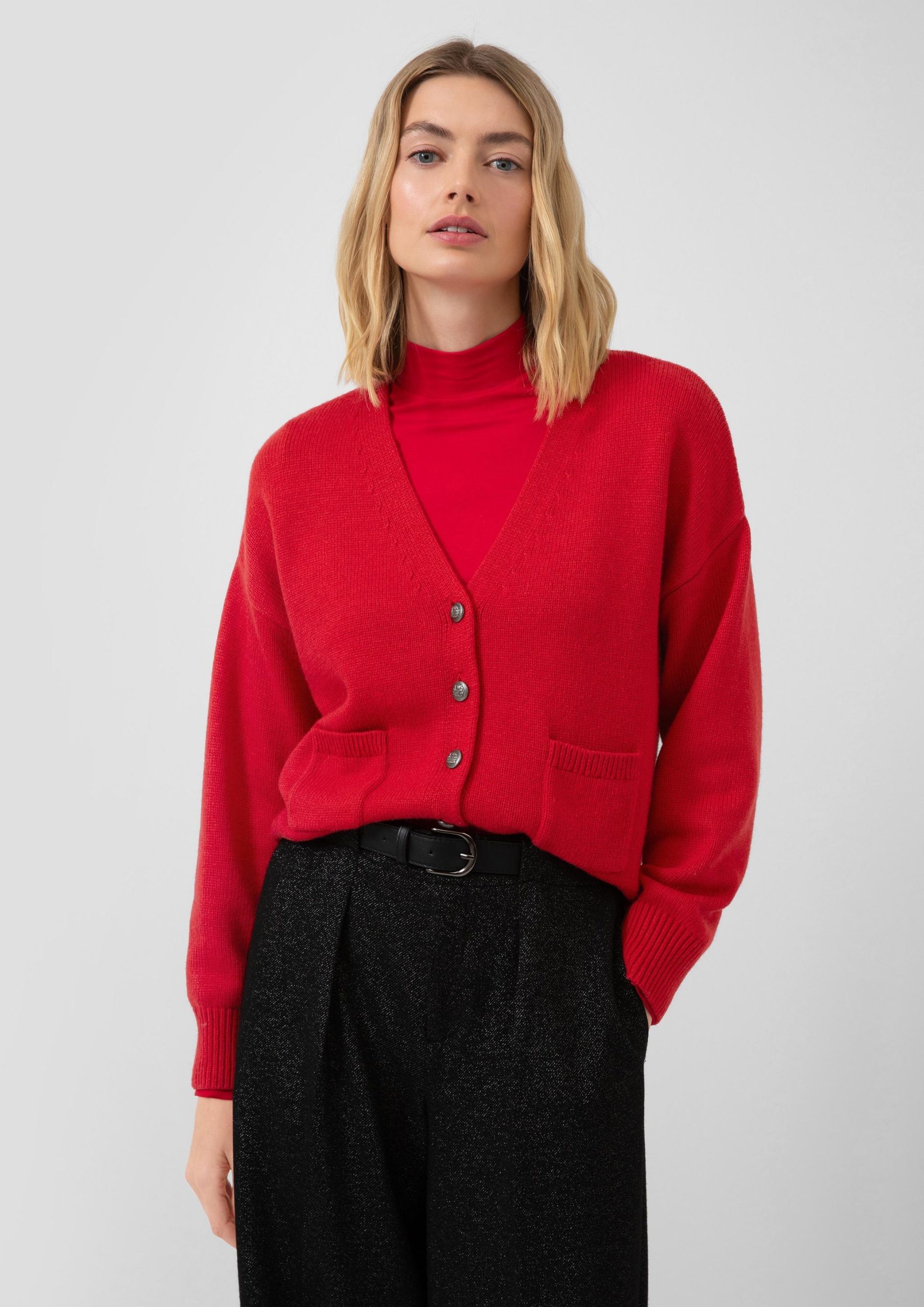 dames-vest-rood-089ssb-1.jpg dames vest rood - Afbeelding 1