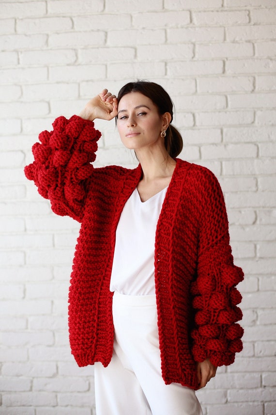dames-vest-rood-094sds-1.jpg dames vest rood - Afbeelding 1
