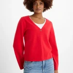 dames vest rood