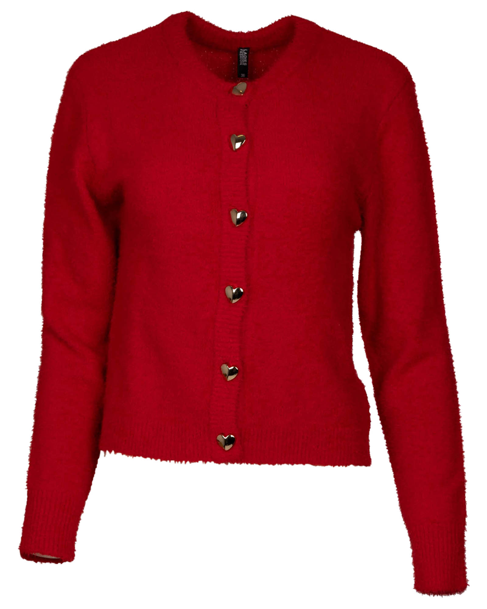 dames-vest-rood-861kxf-1.jpg dames vest rood - Afbeelding 1