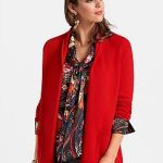 dames vest rood