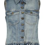 denim gilet dames