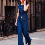 denim gilet dames