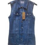 denim gilet dames
