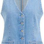 denim gilet dames
