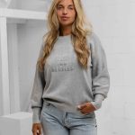 grijze dames sweater