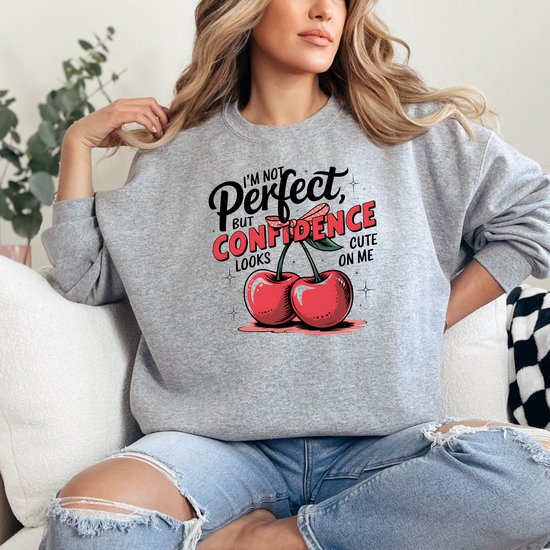 grijze-dames-sweater-161gyl-1.jpg grijze dames sweater - Afbeelding 1