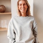 grijze dames sweater