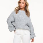 grijze dames sweater