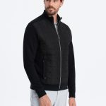 heren vest zwart