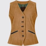 leren gilet dames