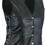 leren gilet dames