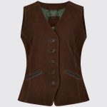 leren gilet dames