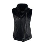 leren gilet dames
