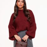 trui bordeaux rood