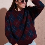 trui bordeaux rood