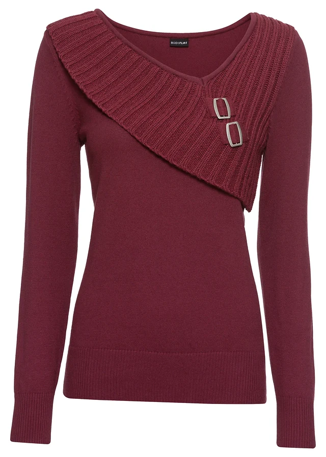 trui-bordeaux-rood-292tje.webp trui bordeaux rood - Afbeelding 1