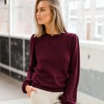 trui bordeaux rood