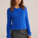 vest dames blauw