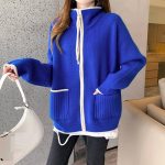 vest dames blauw