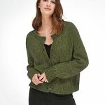 vest dames groen