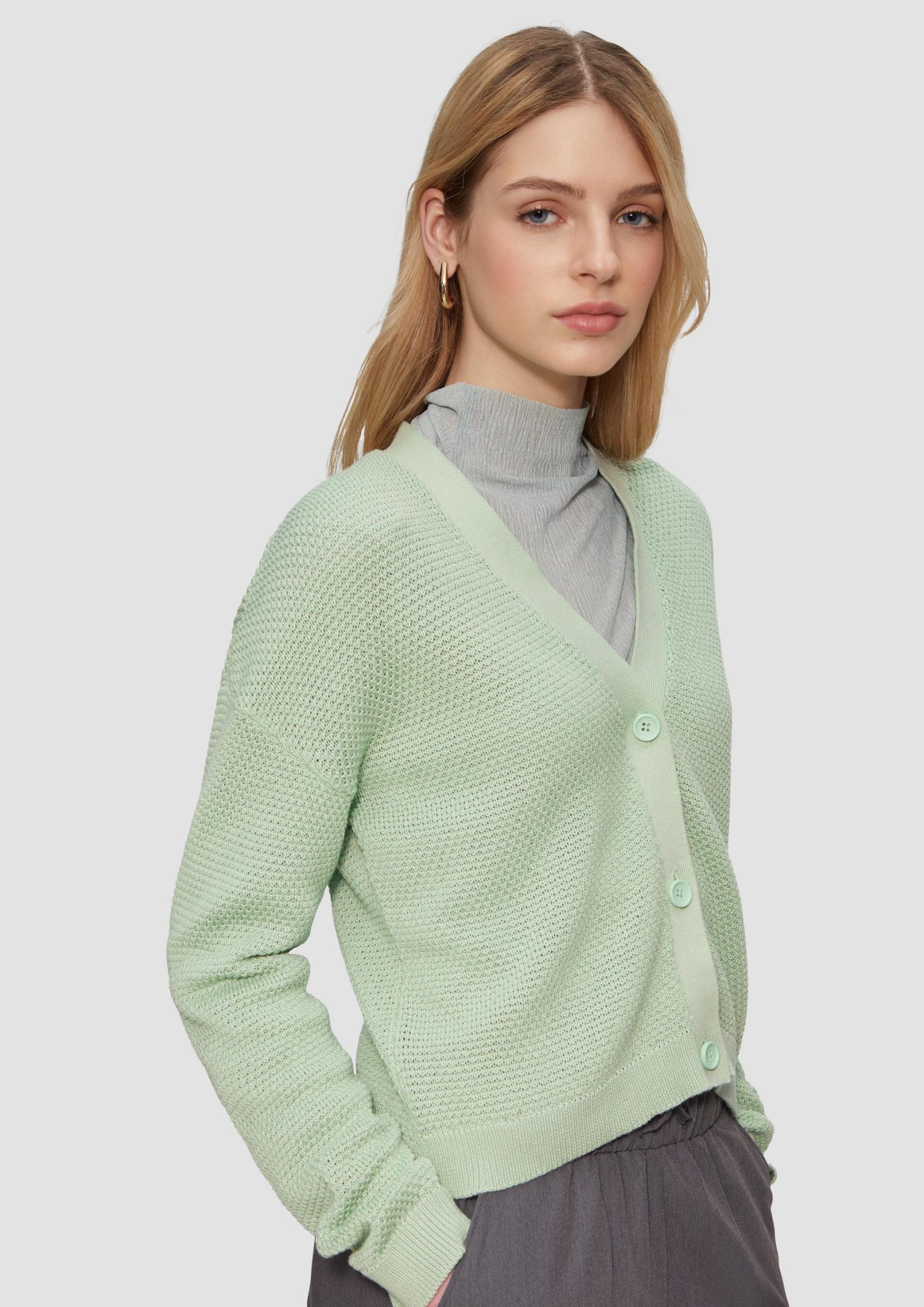 vest-dames-groen-110ufg-1.jpg vest dames groen - Afbeelding 1