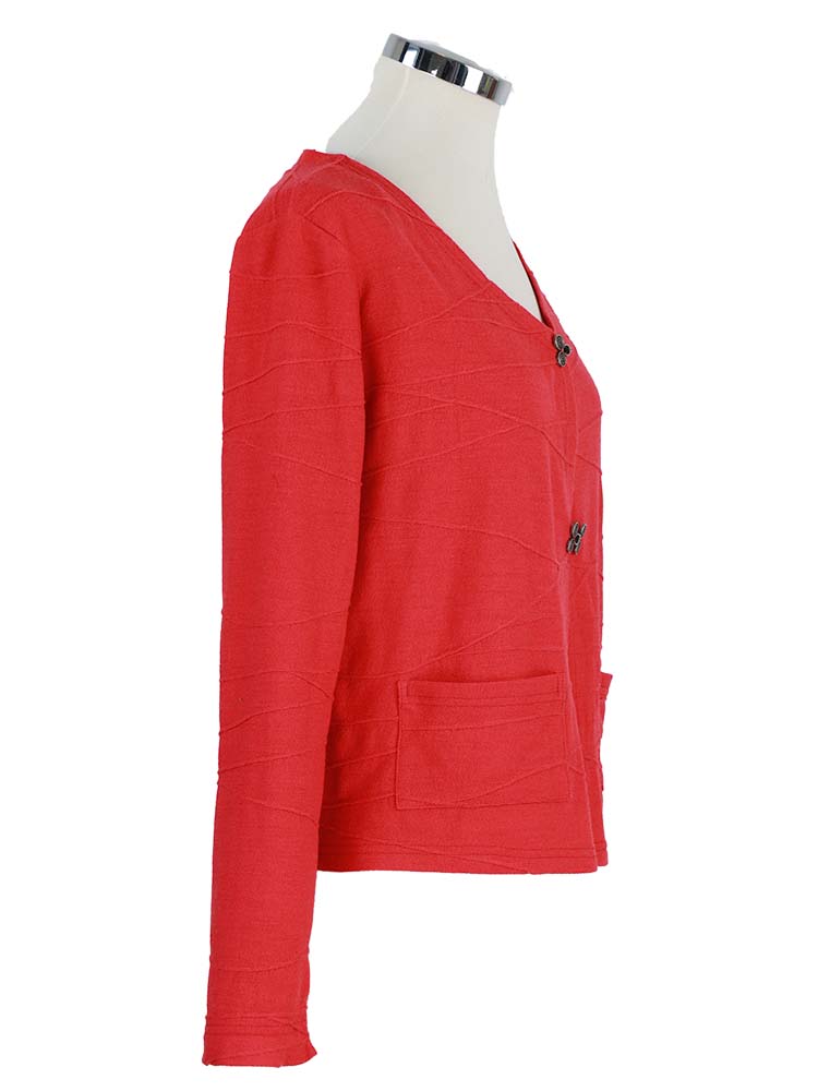 vest-rood-dames-438oml-1.jpg vest rood dames - Afbeelding 1