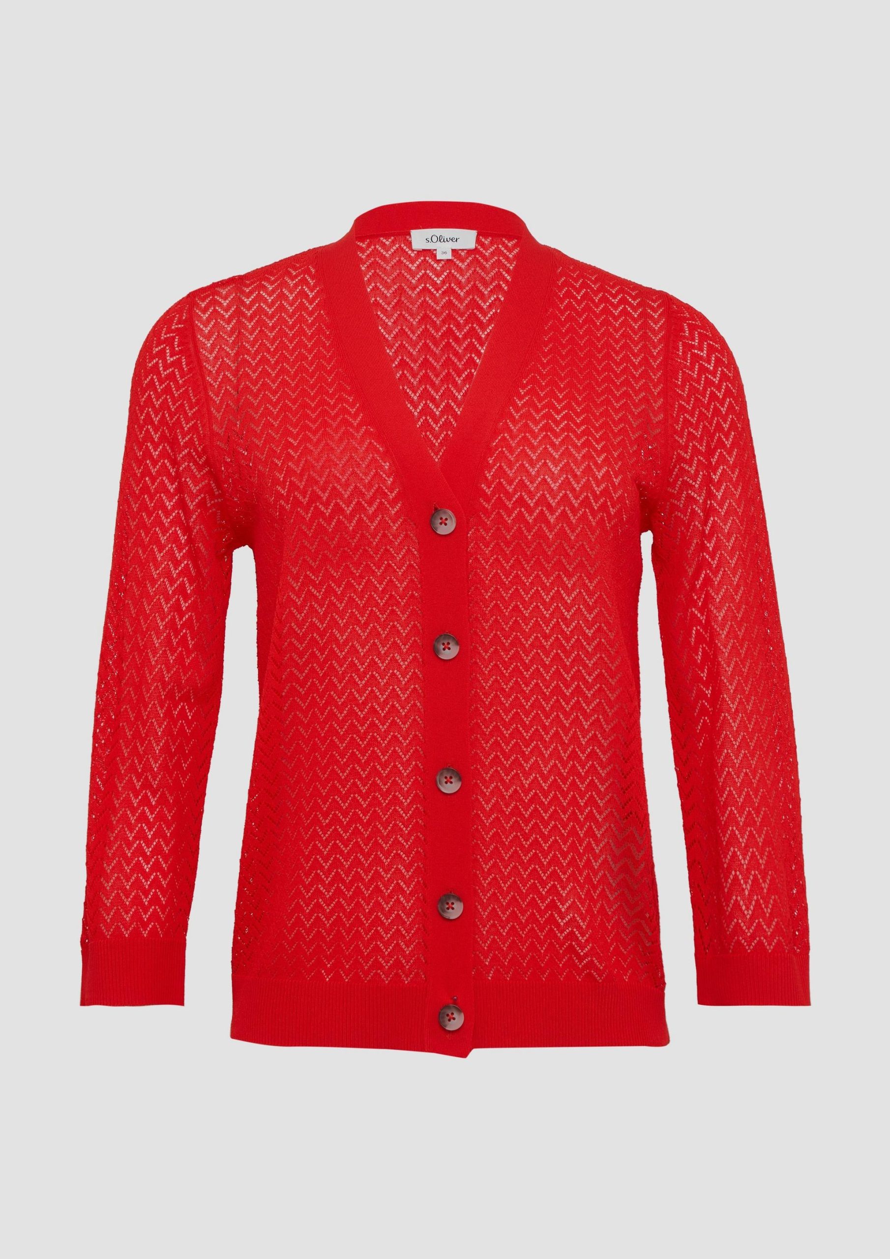 vest-rood-dames-626jlj-1.jpg vest rood dames - Afbeelding 1