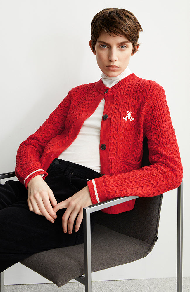 vest-rood-dames-733ios-1.jpg vest rood dames - Afbeelding 1