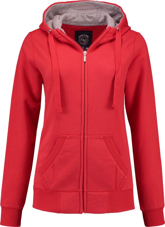 vest-rood-dames-957flj-1.jpg vest rood dames - Afbeelding 1