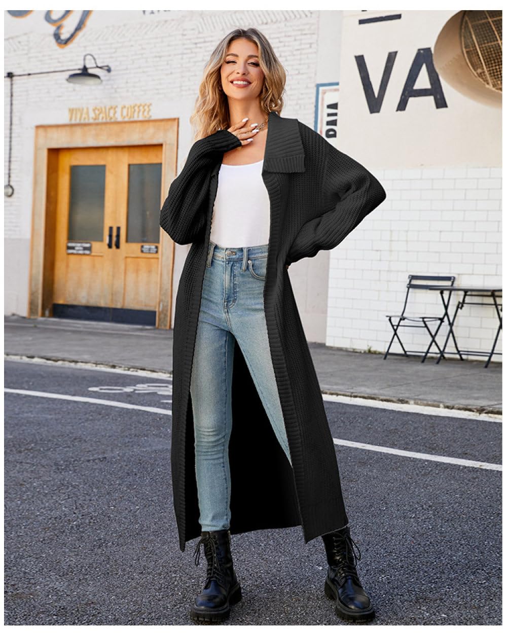 zwart-lang-vest-096vgd-1.jpg zwart lang vest - Afbeelding 1