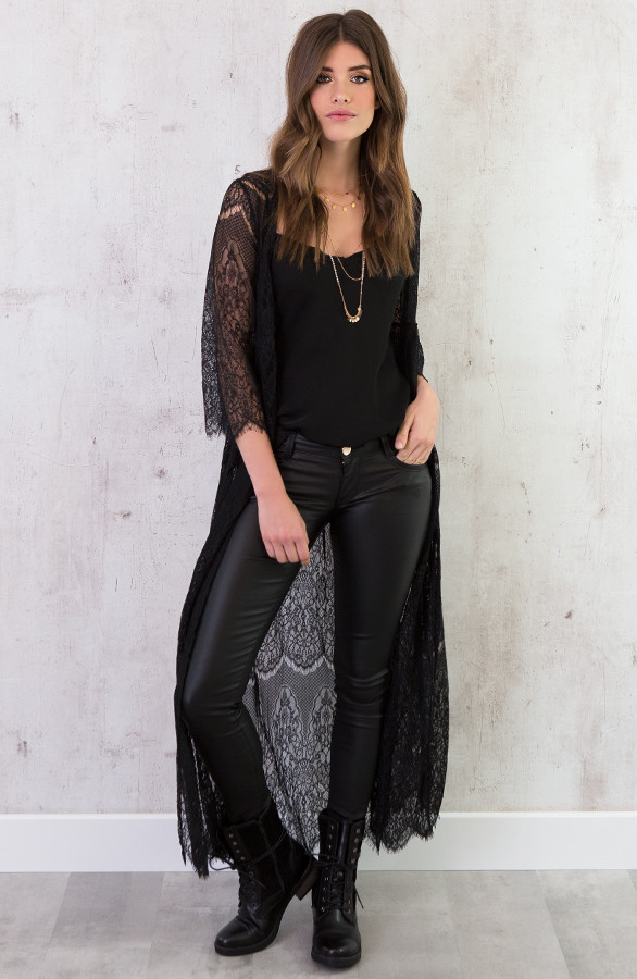 zwart-lang-vest-563wym-1.jpg zwart lang vest - Afbeelding 1
